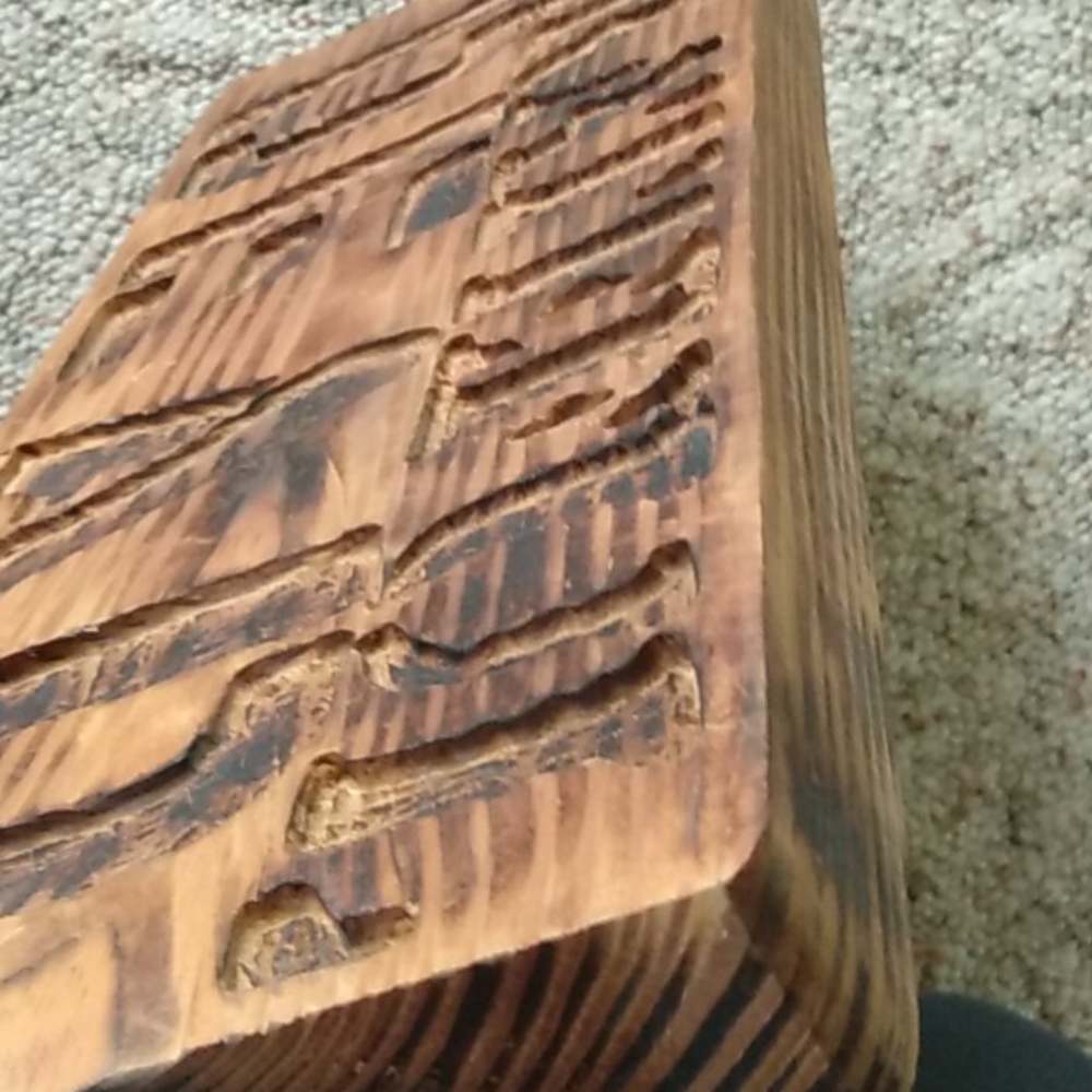 Hand carved d 🌟 - Picture 2 of 2